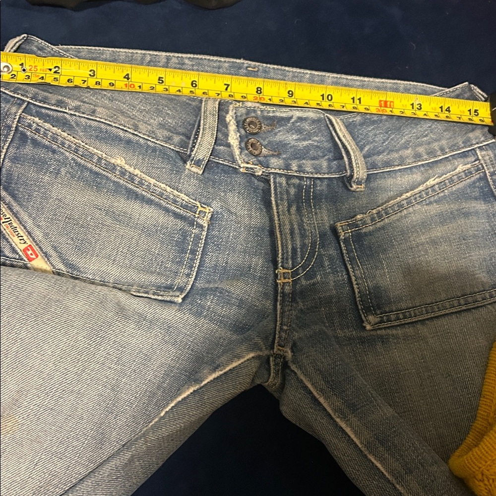 VINTAGE DIESEL MADE IN ITALY LOW RISE DENIM - Picture 12 of 15
